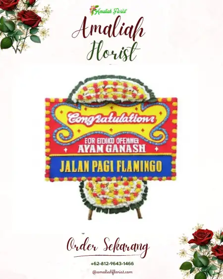 Sewa Papan Bunga Gedung Mulya